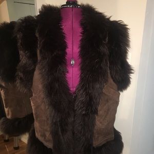 Fur Leather Vest